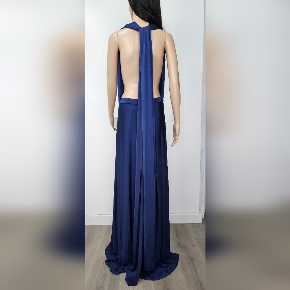 Lulu's Royal Blue Maxi Dress - Picture 6 of 11